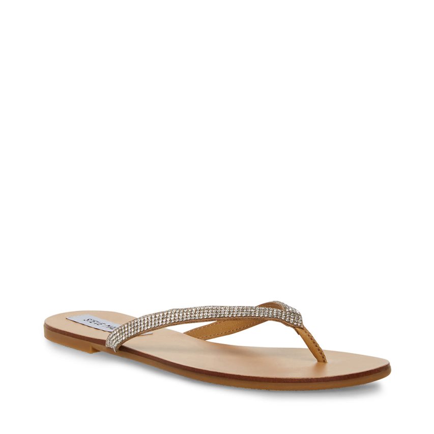 Chanclas Steve Madden Image-r Mujer Plateadas | ES IQS086